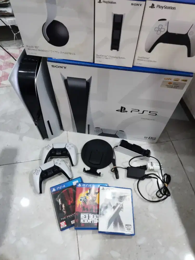 Playstation 5 PS5 Disc Bekas Second Indo Resmi 825gb Mulus Jarang Main