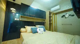 2BR corner ( lebih luas)  Apartemen Amor full furnish