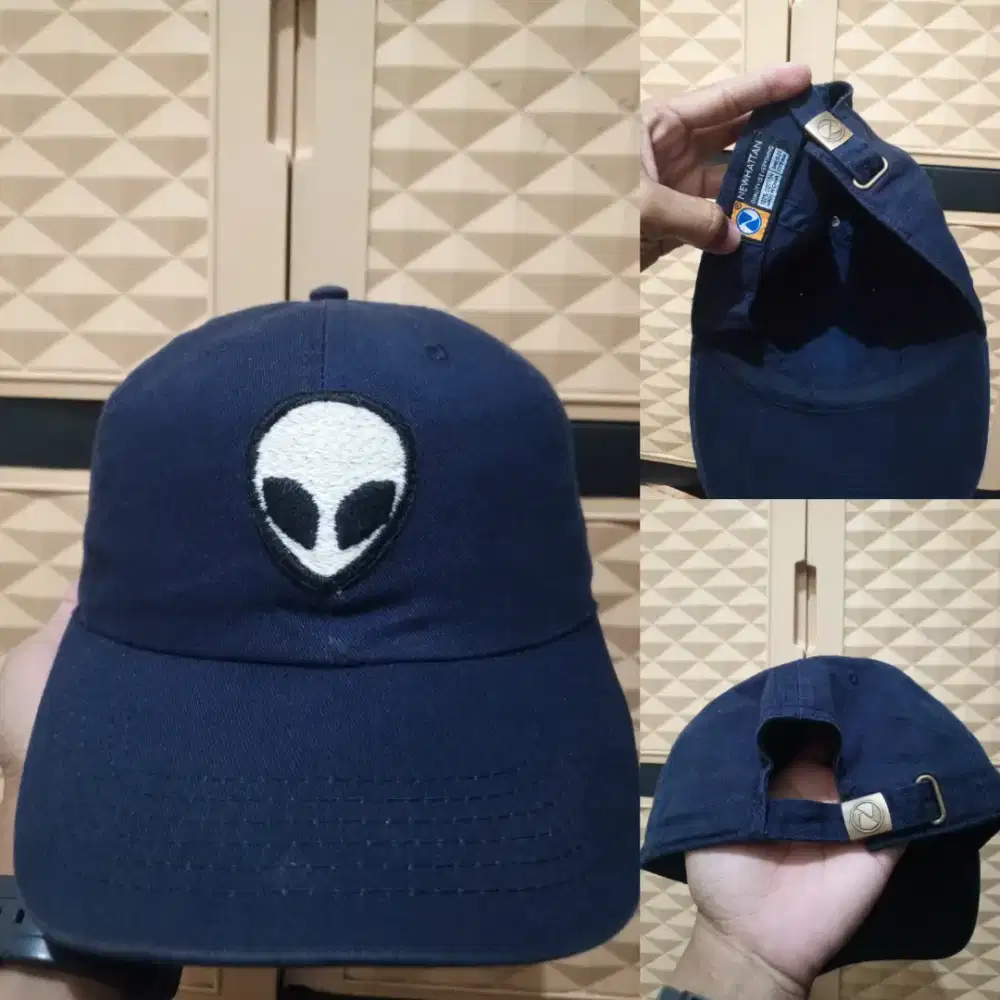 Topi simple caps alien original newhattan