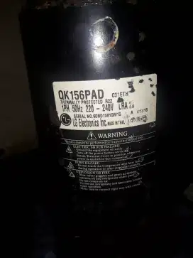 Dijual Kompresor AC LG 1 PK R22 made in Thailand