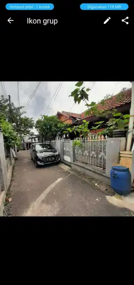 Dijual cepat rumah luas di pondok kelapa