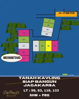 Dijual Cepat Tanah Kavling Siap Bangun Di Cipedak Jagakarsa