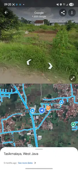 Kavling tanah di jalan strategis tasikmalaya