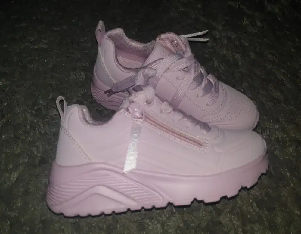 Sepatu Anak Skechers Uno For Girls Casual Shoes Pink