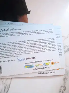 Voucher belanja hypermart 10 lembar @100 rb an hanya 950 rb aja
