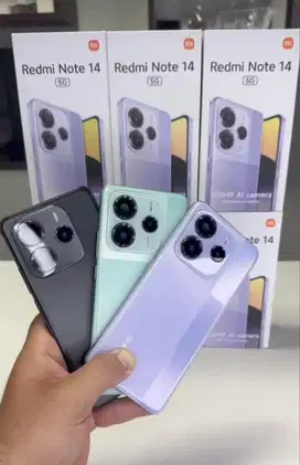REDMI NOTE 14 5G 8/256GB TEBUS MURAH BUDS ORI XIAOMI HANYA 74k