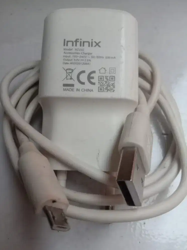 CHARGER ASLI ORI BAWAAN INFINIX HOT 10 PLAY | 9 PLAY | 8 PLAY MIKRO
