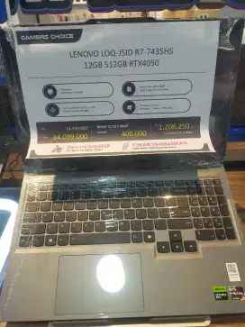 Lenovo LOQ R7 J5ID | Laptop Kencang, Cocok Editing & Multitasking