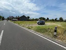 Tanah 5 Menit Pasar Godean Tepi Jalan Sidokarjo Jogja