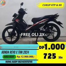 HONDA REVO X TAHUN 2024 BISA CASH KREDIT ATAU TUKAR TAMBAH
