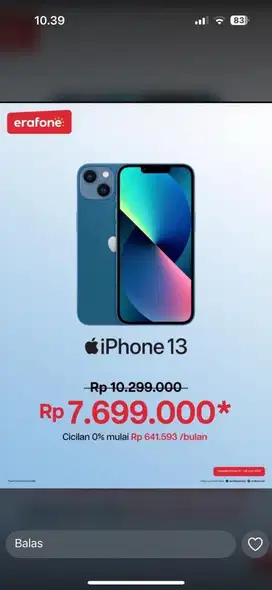 Kredit iphone 13 128gb
