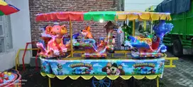 odong odong kereta panggung kereta wisata wahana bermain seru