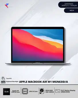 MacBook Air M1 MGN63ID/A Apple M1 CPU 8 Core Ram 8GB SSD 256GB