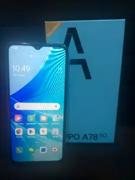 Promoo Oppo A78 ram 8/256 second fullset mulus