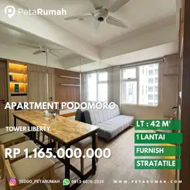 Dijual apartemen podomoro medan delipark tower liberty full furnish