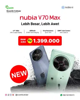Hp nubia 1 jutaan sudah ready
