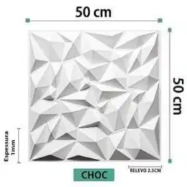 WALLPANEL DINGDING 3D UKURAN 50CM×50CM 1M²/4PCS BISACOD