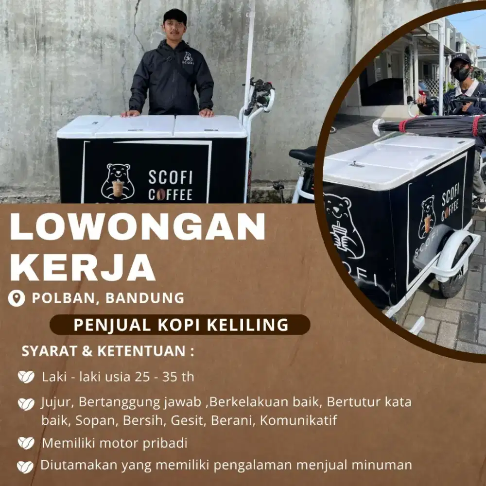 Dicari Penjual Kopi Keliling