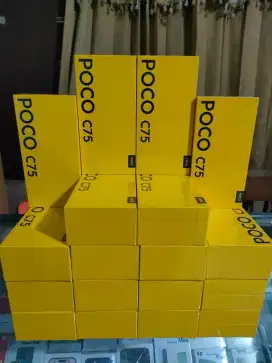 New POCO C75-6/128 GARANSI RESMI 1 TAHUN