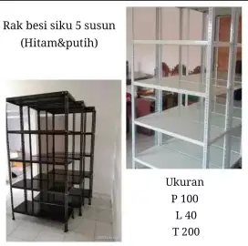 RAK BESI SIKU 5 SUSUN SERBAGUNA