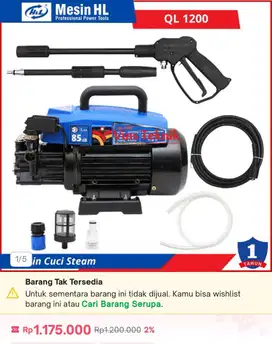 Mesin cuci motor mobil jet cleaner high pressure QL 1200 H&L QL 1200