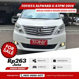 Toyota Alphard 2.4 G ATPM 2014 Putih