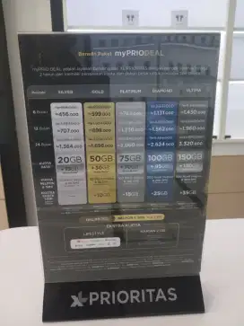 Paket Internet Pascabayar XL PRIORITAS