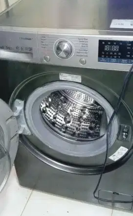 Bu Mesin Cuci Frontloading LG 9/5kg Direct drive inverter,sdh dryer