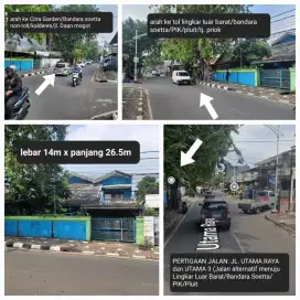 Disewa / dijual  RUKO/KAN + GUDANG/ BENGKEL MOBIL