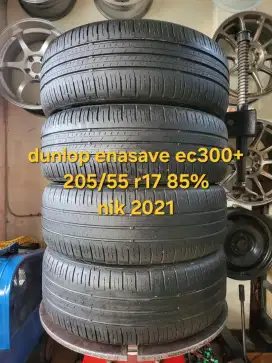 4 pcs ban dunlop enasave ec300+
Ukuran 205/55 r17
Kondisi 85%