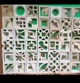 ROSTER BETON BERBAGAI MOTIF