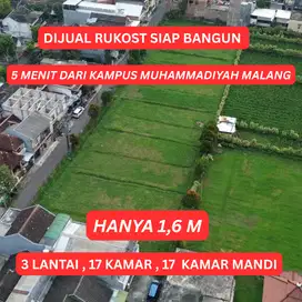 Tanah Strategis Siap Bangun Kost Dekat UMM Hanya 5 Menit!
