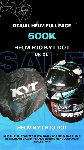 Dijual cepat helm R10 fullface