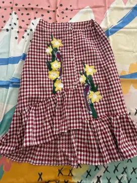 Japanese peachock skirt