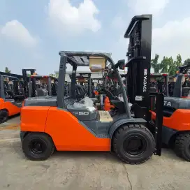 DP PAS  - FORKLIFT TOYOTA 5.0 TON 100% BARU.