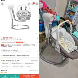 Bismillah dijual barang bagus ayunan anak, stroler , car seat, dll