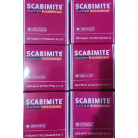 Scabimite Black Soap Cleansing Bar Isi 6