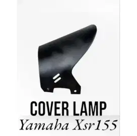 VISOR LAMPU YAMAHA XSR 155 ORIGINAL BLACK DOFF