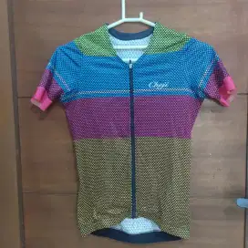 Cheji Women Cycling Jersey Sepeda Wanita Size S