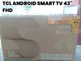 TCL ANDROID SMART TV 43 FHD BISA KREDIT DP 0 CUKUP MODAL KTP