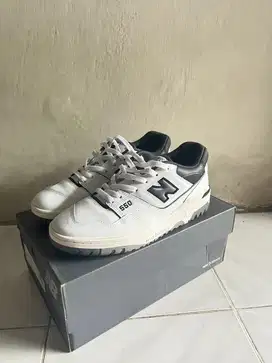 Sepatu NB 550 White Gray