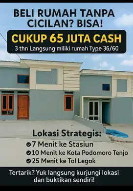 Beli Kavling dapat Rumah