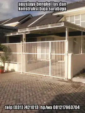 Kanopi pagar teralis tangga balkon (pesan tanpa DP)