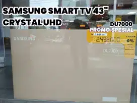 SAMSUNG SMART TV 43 CRYSTAL UHD  CICILAN DP 0 CUKUP MODAL KTP