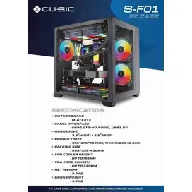 PC GAMING DESIGN I5-13400F RAM 16GB SSD 256GB VGA RX 6700XT 12gb