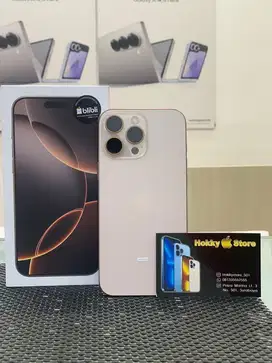 Iphone 16promax/256gb Desert titanium garansi resmi  juni 2026 bh 100%
