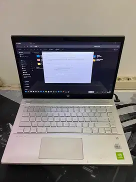 Laptop hp 14 Ce i7 gen10 Nvidia normal jaya