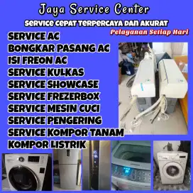 Service Kulkas Bongkar Pasang AC Servis AC Mesin Cuci Frezer Tulangan