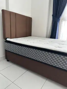 Informa single bed + dipan + headboard