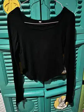 crop top,cardingan,kemeja linen,square neck long sleeve shirt blouse